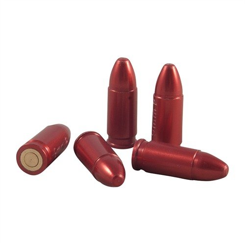 I SNAP CAPS 9MM LUGER di CARLSONS permettono di esercitarsi nel dry fire senza danneggiare l'arma, grazie al corpo in alluminio e al 'primer' in ottone che assorbe l'impatto.