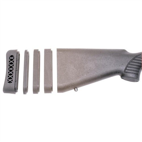 Il Buttstock Spacer Pak di CHOATE offre stabilità, leggerezza e personalizzazione grazie ai suoi spacers in polimero e alla regolazione per lunghezza e altezza.