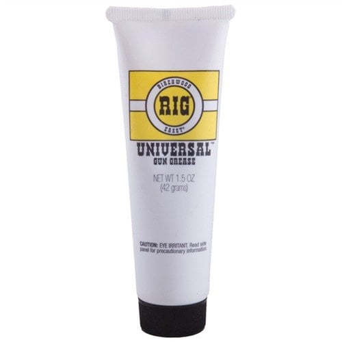 Il RIG® UNIVERSAL GUN GREASE offre una protezione efficace contro la ruggine per armi da fuoco, facile da applicare e ideale per la conservazione a lungo termine.