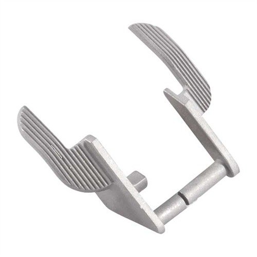 La sicurezza grip e la sicurezza ambidestra Caspian, realizzate in acciaio al carbonio CNC, offrono una vestibilità perfetta per il telaio 1911 Hi-Capacity.