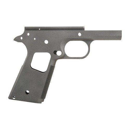 Costruisci una 1911 personalizzata con il ricevitore Caspian in carbonio, trattamento termico per durata e precisione, disponibile con checkering a 25 lpi.