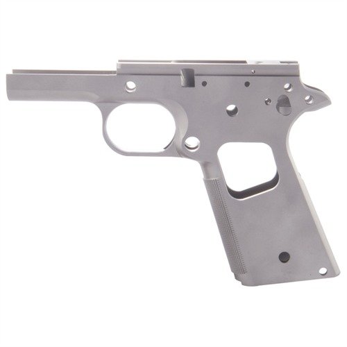 Costruisci una 1911 personalizzata con il ricevitore in acciaio inox 416, trattato per prestazioni ottimali e con rail oversize per una precisione superiore.
