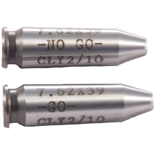 I set di gauge Clymer Go & No-Go garantiscono misurazioni precise della testa della camera, includendo entrambi i gauge in un pratico astuccio per una facile conservazione.