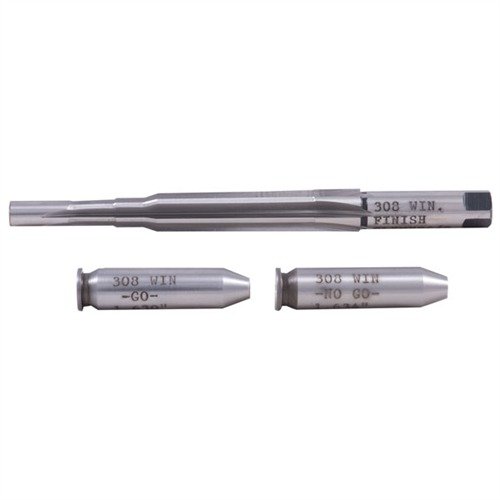 Kit di reaming per camera .308 CLYMER, realizzato in acciaio di alta qualità, include reamer e gauge di headspace per una cameratura precisa e sicura.