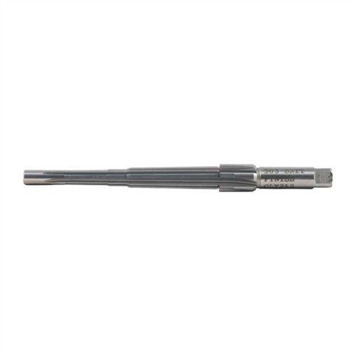 Reamer Clymer 303 British in M-7 High Speed Steel, garantito per una vita di servizio. Precisione per armieri professionisti, conforme alle specifiche SAAMI.