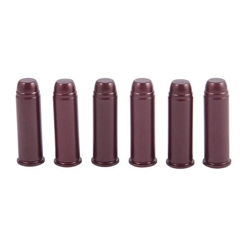 Le AMMO SNAP CAP DUMMY ROUNDS A-ZOOM, 44 MAGNUM, offrono un corpo in alluminio e primer sintetico per un allenamento efficace nel caricamento e nel dry firing.