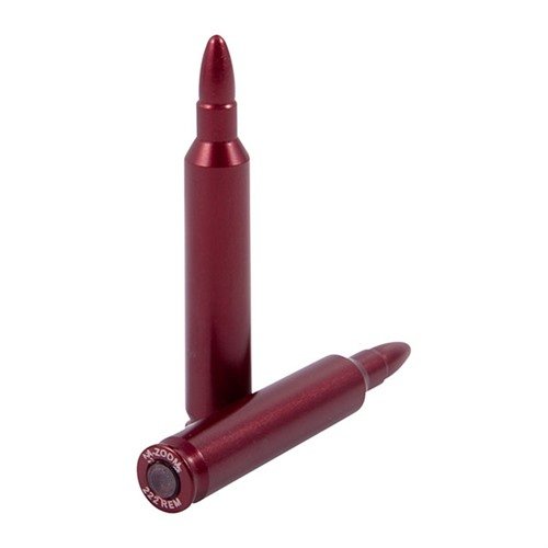 Le AMMO SNAP CAP DUMMY ROUNDS A-ZOOM in alluminio offrono un'ottima simulazione per il caricamento, lo scaricamento e il dry firing, migliorando le abilità di tiro.