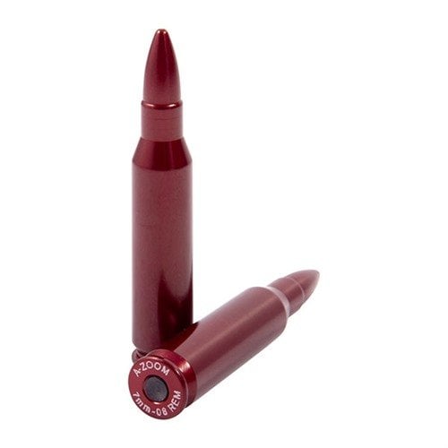 Le AMMO SNAP CAP DUMMY ROUNDS di A-ZOOM, realizzate in alluminio, offrono una pratica eccellente per il caricamento, lo scaricamento e il dry firing.