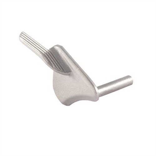 La 1911 HIGH GRIP THUMB SAFETY offre un pad per il pollice curvo e stretto, progettato per un uso tattico, senza impigliarsi in fondine o abbigliamento.