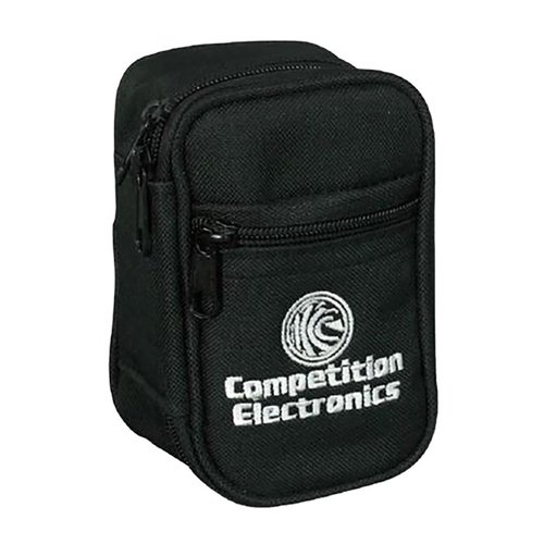La POCKET PRO CARRYING CASE di Competition Electronics protegge il tuo timer durante il trasporto e la conservazione, con tasca per batterie, cinturino in velcro e logo ricamato.