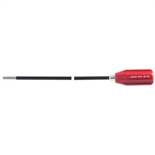 Le aste di pulizia Dewey Copper Eliminator, in alluminio, prevengono le macchie blu-verdi e garantiscono una pulizia efficace senza danneggiare la canna.