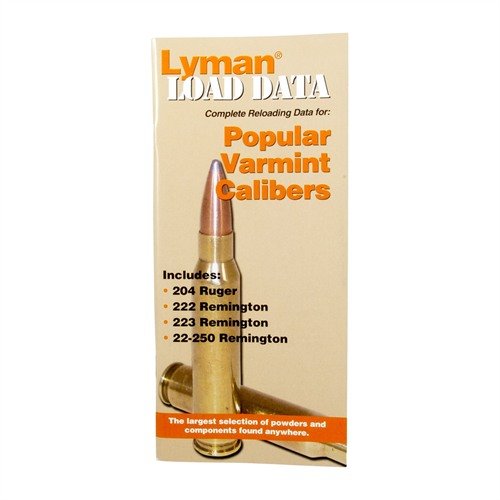 Il LYMAN LOAD DATA BOOK 20, 22 CAL offre informazioni dettagliate e precise per la ricarica, garantendo prestazioni ottimali e sicurezza per i tiratori.