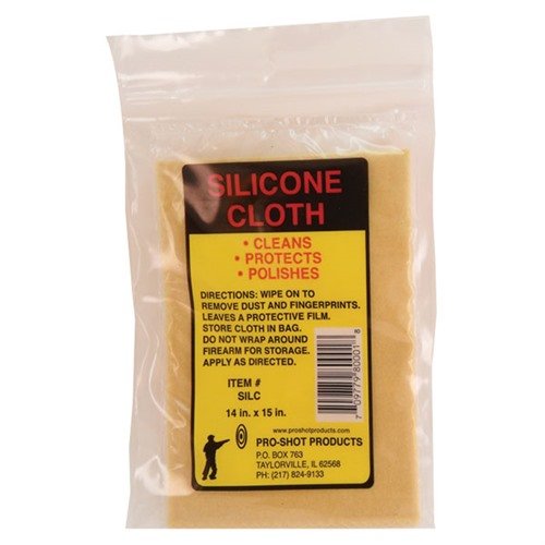Il SILICONE CLOTH di PRO SHOT PRODUCTS, INC è ideale per pulire e proteggere le superfici, offrendo un'ottima resistenza all'umidità e alla corrosione.