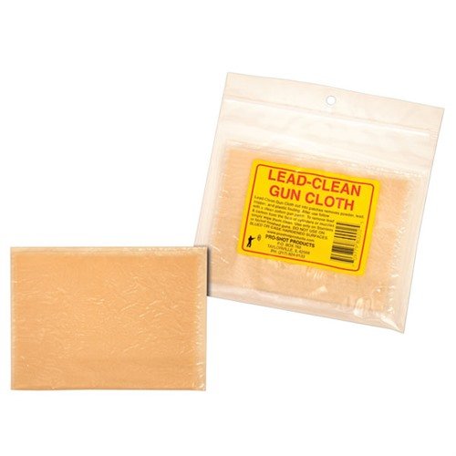 Il LEAD-CLEAN GUN CLOTH di PRO SHOT PRODUCTS è un panno innovativo per la pulizia delle armi, rimuovendo efficacemente piombo e residui senza graffiare.