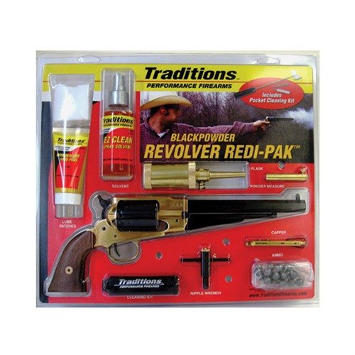 Il Traditions 1858 Army Redi-Pack .44 Cal con canna ottagonale blued da 8