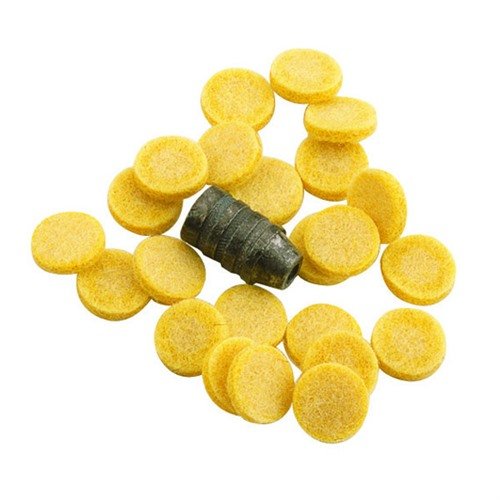 Le Traditions Wonder Wads 44-45 Cal sono ideali per migliorare la precisione e ridurre il fumo, confezione da 50 pezzi per una lunga durata.