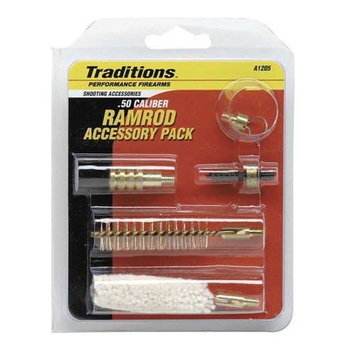 Il Ramrod Accessories Pack 50 Caliber di TRADITIONS offre una gamma completa di accessori per migliorare la tua esperienza di tiro, garantendo precisione e affidabilità.