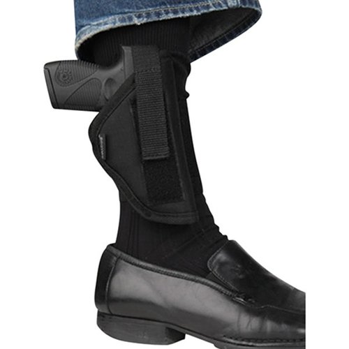 L'Holster Ankle Bulldog RH Black offre comfort e sicurezza, progettato per pistole con canna da 2-2 1/2 in, ideale per un accesso rapido e discreto.