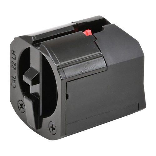 Il caricatore rotativo Savage Arms A22-B22 per .22lr offre una capacità di 10 colpi, garantendo prestazioni affidabili e un facile ricaricamento per ogni sessione di tiro.