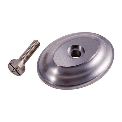 Il RIFLE GRIP CAP DRESSEL in acciaio, offre un tocco speciale alla tua arma, disponibile in diverse misure per adattarsi perfettamente a fucili e carabine.