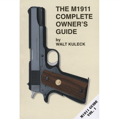 La guida completa M1911 offre 290 pagine di dettagli sulla storia del design, smontaggio, manutenzione e uso, con oltre 300 foto e illustrazioni.