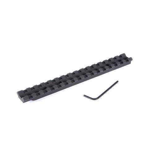 Le basi per ottiche EGW Ruger American Short Action offrono una rail Picatinny in alluminio leggero, senza bisogno di forare, per un montaggio semplice e versatile.