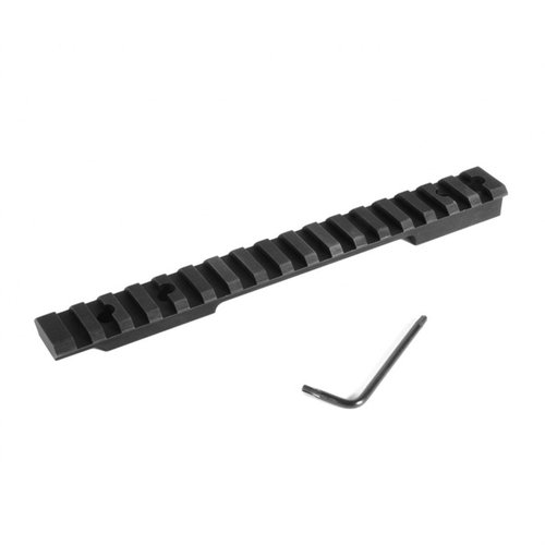 Le basi per ottiche EGW Weatherby Mark V offrono una guida Picatinny robusta e versatile, realizzata in alluminio 7075 T6 per una maggiore precisione e stabilità.