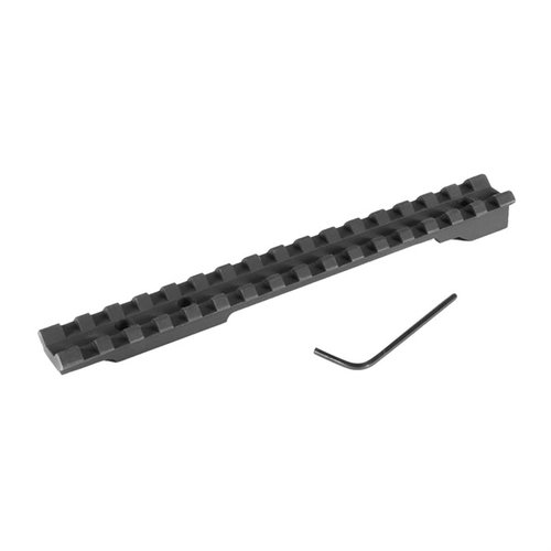 Le basi per ottiche EGW Mauser 98 Large Ring sono realizzate in alluminio 6061 T6, leggere e compatibili con anelli Picatinny o Weaver, per un montaggio versatile.