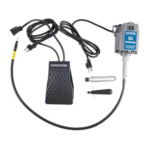 Strumenti leggeri e potenti per tagliare, modellare e lucidare legno, metallo e plastica. Controllo a pedale per precisione e facilità d'uso.