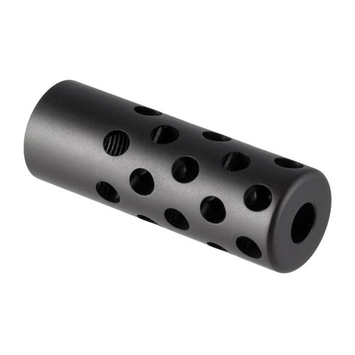 Il QUIET MUZZLE BRAKE 30 CALIBER riduce il rinculo e il sollevamento della bocca, controllando il rumore e i gas senza compromettere precisione e velocità.