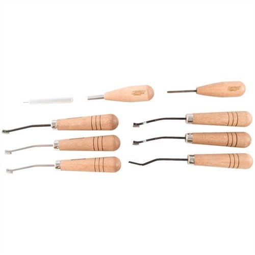 Il set di checkering PREMIER 18 LPI di GUNLINE include tutto il necessario per iniziare, con strumenti durevoli e istruzioni dettagliate per risultati professionali.