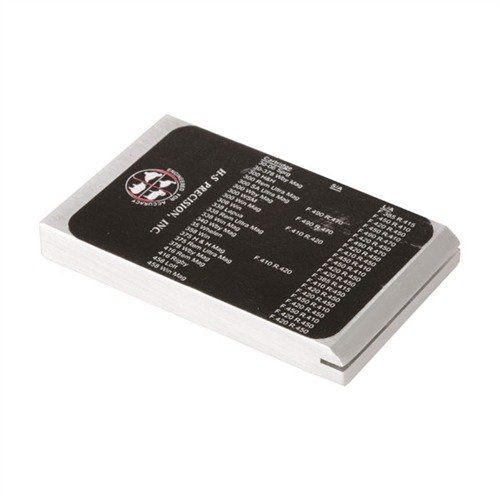 Converti facilmente i caricatori H-S Precision da .22-250 e .308 per alimentare 43 cartucce popolari, con costruzione in alluminio per evitare graffi.