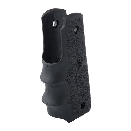 Le impugnature in gomma Hogue 22/45™ offrono un controllo superiore grazie alla loro texture speciale e design avvolgente con scanalature per le dita, compatibili solo con Ruger 22/45 RP.
