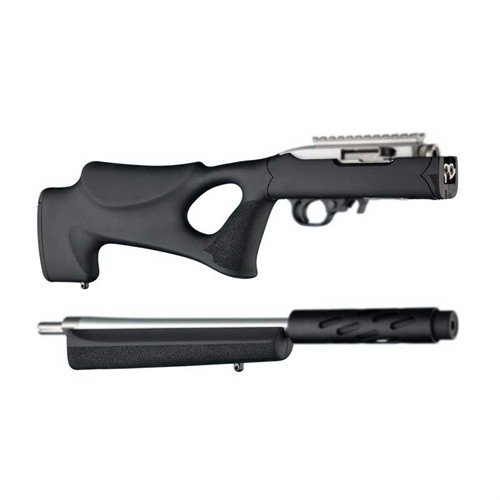 Il calcio Hogue Tactical Thumbhole per Ruger 10/22 offre design ergonomico, comfort, acquisizione rapida del bersaglio e materiale OverMolded resistente e confortevole.