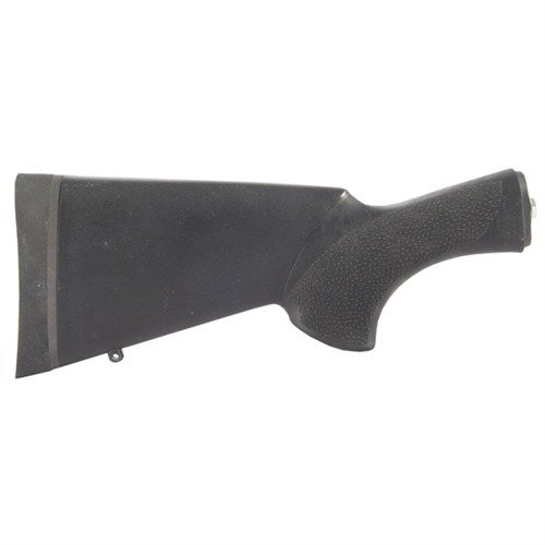 L'OVERMOLDED SHOTGUN BUTTSTOCK offre una presa sicura grazie alla finitura in gomma, con ammortizzatore per il rinculo e disponibile in lunghezza ShortShot per tiratori più piccoli.