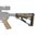 AR-15 calcio telescopico con grip FG BT e overmold MIL‑SPEC FDE