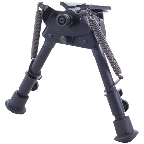 Il S-BR Bipod Sling Swivel Mount HARRIS offre stabilità e precisione, con gambe telescopiche regolabili e un design resistente in alluminio e acciaio.