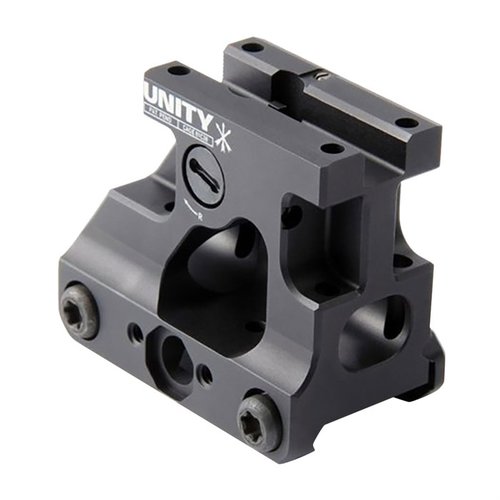 Il FAST MRO Mount di UNITY TACTICAL offre un'acquisizione del reticolo più rapida, supporta accessori offset e include un mirino posteriore regolabile.