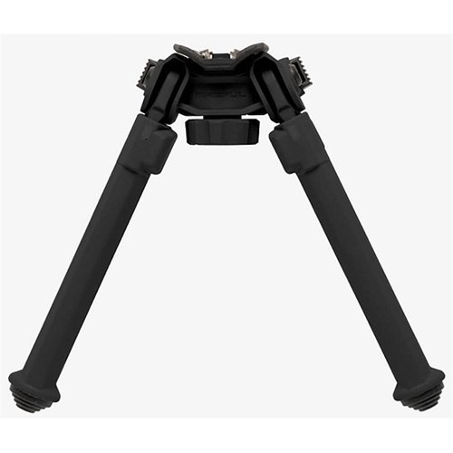 Il MOE Bipod di Magpul è leggero (8oz), si attacca facilmente, ha gambe regolabili da 7 a 10 pollici e offre una piattaforma stabile senza lasciare segni.