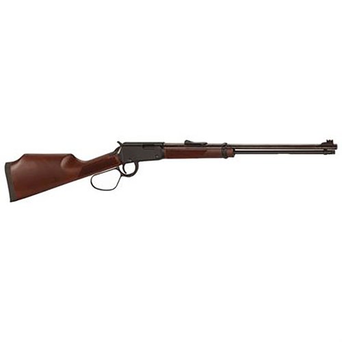 Il fucile Henry Varmint Express® offre 11 colpi .17HMR, canna da 20″, calcio in noce americano e azione fluida, ideale per la caccia a piccoli animali.