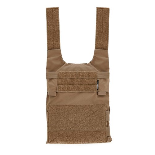 Il LV-119 Front OVERT Plate Bag offre integrazione MOLLE, supporto PTT e routing per cavi, ideale per operazioni ad alta visibilità e personalizzazione.