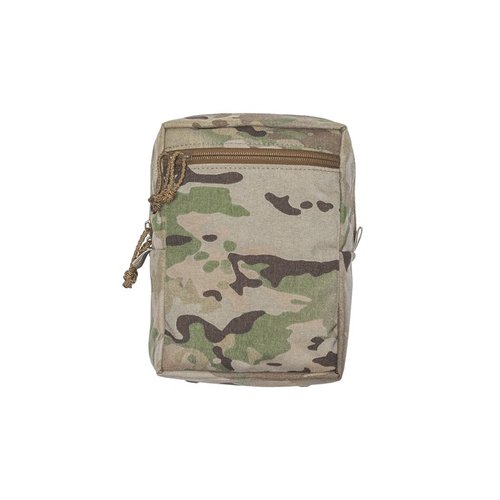Il TALL GP POUCH di Spiritus Systems offre spazio extra per attrezzature di grandi dimensioni, con tasche interne sicure e compatibilità MOLLE.