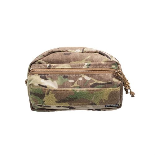 La CCS Pouch di Spiritus Systems offre ampio spazio di stoccaggio, doppie cerniere, compatibilità MOLLE e si adatta perfettamente al MkV Chassis.