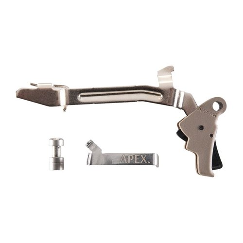 Il Polymer Action Enhancement Kit per Glock® Gen 3/4 offre un grilletto più fluido, riduce il peso e la corsa del grilletto, mantenendo la sicurezza originale.