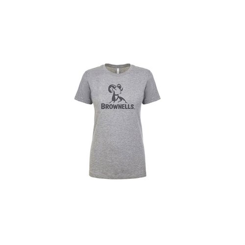 Donne! Mostrate il vostro orgoglio Brownells con la nostra nuova T-Shirt in grigio scuro, disponibile in diverse taglie da XS a 3XL e vari stili!
