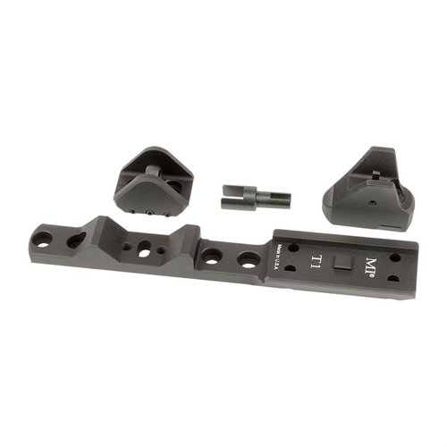 Il HENRY H4 PCC Ghost Ring Rails offre un'acquisizione rapida del bersaglio, costruito in alluminio anodizzato, compatibile con diverse munizioni e dotato di attrezzo per la regolazione.