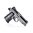 ACP 1911 compatta .45 ACP canna 4" (2) caricatori da 8 colpi nero