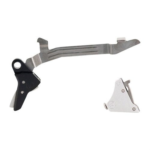 Il grilletto Alpha per Glock Gen 5 migliora la performance con un pull di 3 lbs, mantenendo la sicurezza e l'affidabilità del sistema Glock.