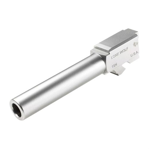 Il LWD M/19 per Glock 19 è un canna in acciaio inox 416, pre-tagliata e compatibile con proiettili piombati, con maggiore precisione e senza necessità di gunsmithing.