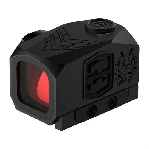 Il KRAKEN RED DOT SIGHT offre un corpo in alluminio 7075, lenti impermeabili e adattatori per footprint RMR e MOS, perfetto per ogni situazione di tiro.